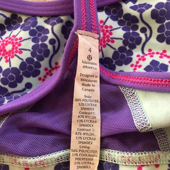 NWOT [ Lululemon ] Flow Y Bra IV - Picture 4 of 7